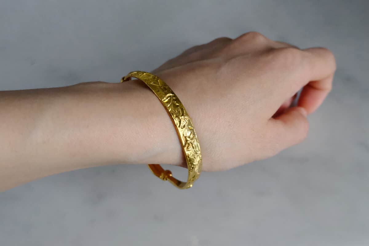 Gold hotsell wristlet bracelet