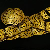 Gem Gardener, Solid Gold Belt, antique gold jewellery singapore, antique gold belt, peranakan gold belt, antique peranakan jewellery