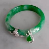 Gem Gardener, small jade pendant, jade pendant singapore, dainty jade necklace, jade jewellery singapore, vivid jade green