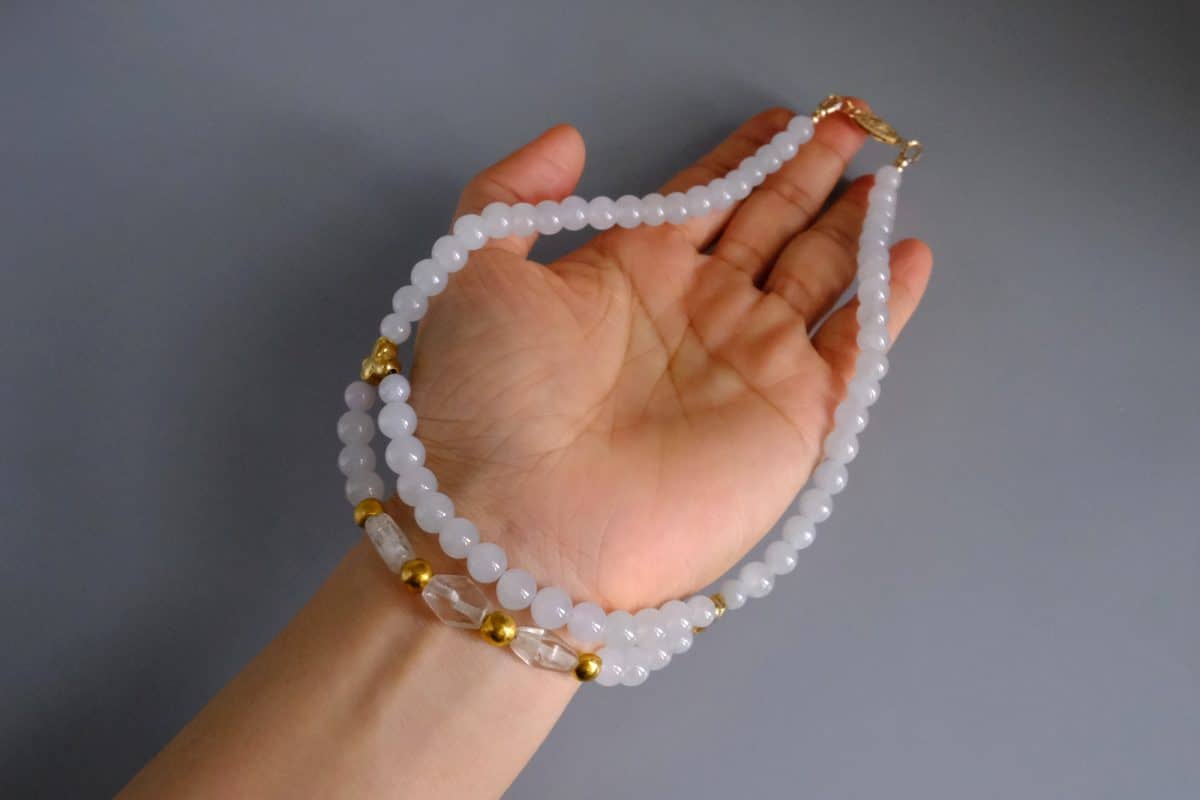 White beads chain sale