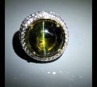 Gem Gardener, large cat eye stone ring, natural cat's eye chrysoberyl, alexandrite cat's eye gemstone, alexandrite cat's eye ring, men's chrysoberyl cat's eye ring, rare gemstones for sale