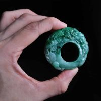 Jade Archer Ring, carved jade saddle ring, size 11.5 mens rings, nine dragon meaning, large jade ring, big green jade ring, jade ring for men, jade jewellery singapore, Gem Gardener