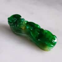Jade Dragon Belt Hook, chinese jade dragon belt hook, antique jade belt buckle, green jadeite dragon pendant, carved jade dragon pendant, Gem Gardener
