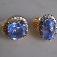 light blue sapphire ring, 15ct natural blue sapphire, light blue sapphire stone, blue sapphire halo ring, unheated blue sapphire ring, blue sapphire ring singapore, nizam jewelry, Gem Gardener