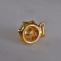 Old European Cut Diamond Pendant, antique diamond pendants for sale, victorian diamond pendant, peranakan jewelry singapore, Gem Gardener