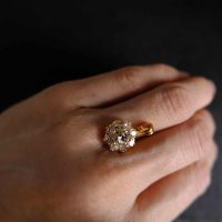 Old European Cut Diamond Pendant, antique diamond pendants for sale, victorian diamond pendant, peranakan jewelry singapore, Gem Gardener