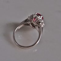 Ruby Ballerina Ring, unheated ruby ring, ruby rings singapore, ruby engagement rings singapore, red ruby ring singapore, Gem Gardener, ballerina engagement rings, ballerina rings for sale
