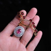 ruby brooch pin, ruby brooch pin for sale, antique ruby and diamond brooch, antique ruby brooch, burmese ruby brooch, ruby jewellery singapore, Gem Gardener