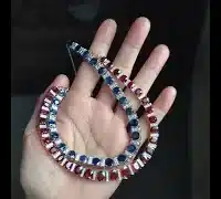 two necklaces unheated rubies sapphires video