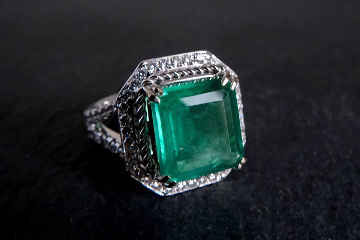 Genuine on sale emerald rings