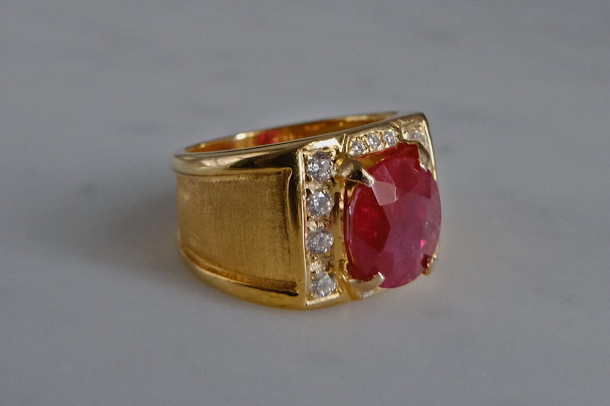 Ruby gents ring deals