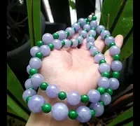 lavender jade bead necklace video