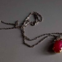 vintage ruby pendant, antique ruby pendant, red ruby pendant, natural ruby pendant gold, ruby pendant singapore, unheated ruby, Gem Gardener