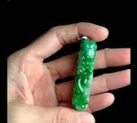 green jadeite jade dragon belt hook video
