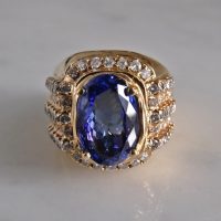 Tanzanite Ring Mens, blue tanzanite rings mens, vintage tanzanite rings, vintage rings for men, mens rings singapore