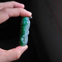 Chinese Jade Dragon Belt Hook, carved jade dragon, jade dragon pendant gold, jadeite dragon pendant, jade necklace mens gold, antique jade dragon pendant, vintage jade dragon, Gem Gardener