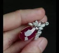 unheated ruby pendant video