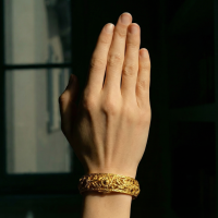 gold dragon and phoenix bangle, antique gold bangles for sale, dragon phoenix gold bangle, antique gold jewelry for sale