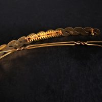 Straits Flat Large Hair Pin 22k 1a