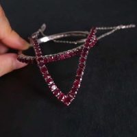 burmese ruby necklace for sale, burma ruby necklace, ruby jewellery singapore, red ruby necklace set, red ruby bracelet gold, ruby cuff bracelet, ruby bangle bracelets for sale, Gem Gardener