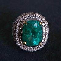 Big Emerald Mens Ring, big colombian emerald ring, emerald intense green, big emerald stone gold ring, large emerald ring buy, large emerald diamond ring for sale, Gem Gardener