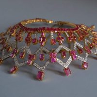 Art Deco Ruby Necklace, art deco ruby diamond necklace, art deco ruby jewelry, burma ruby necklace designs, vintage ruby necklace, ruby necklace singapore, Gem Gardener