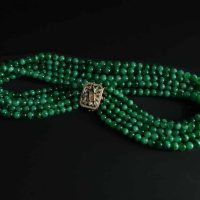 jadeite choker necklace, vintage jade beaded necklace, jade bead necklace for sale, jade necklace singapore, fine jade jewelry hong kong, jade jewelry singapore, multi strand choker beaded necklace, Gem Gardener