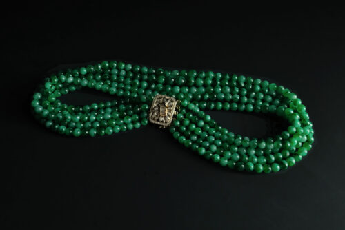 Jade & Gold Choker