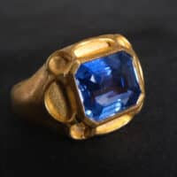 emerald cut sapphire ring, mens sapphire rings gold, gold mandala ring, natural blue sapphire mens ring, blue sapphire ring yellow gold, blue sapphire mens ring buy online, blue sapphire ring singapore, ancient style rings for sale, Gem Gardener