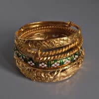 chinese 24k gold bangle, Antique Gold Bangle, antique 24k gold jewelry, antique gold bangles with price, 24k gold cuff bracelet, Gem Gardener