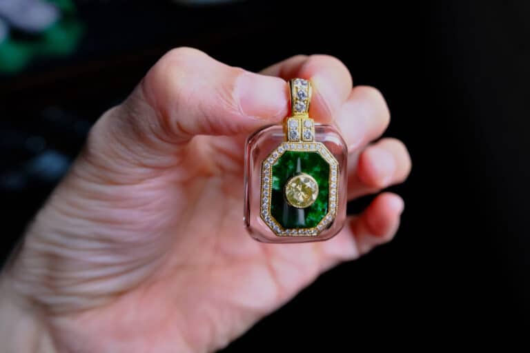 Art Deco Jade Pendant, art deco diamond pendant necklace, pendant diamond quartz necklace, fancy yellow diamond pendant, jade diamond pendant necklace, art deco pendants jewelry, jade pendant singapore, Gem Gardener