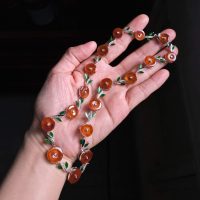 red jade necklace, red jade fine jewelry, Natural Jadeite Jade Necklace, jade necklace singapore, jade jewelry singapore, Gem Gardener