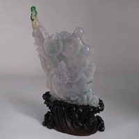 lavender jade carving, lavender jadeite jade, chinese jade auction, jade carvings value, auspicious carvings, antique jade carvings for sale, antique chinese carvings, Gem Gardener