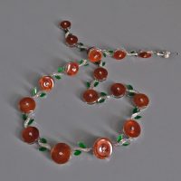 red jade necklace, red jade fine jewelry, Natural Jadeite Jade Necklace, jade necklace singapore, jade jewelry singapore, Gem Gardener