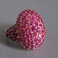 burmese antique ruby ring, antique ruby rings for sale, ruby ring singapore, antique ruby cluster ring, vintage ruby ring, ruby jewellery singapore, Gem Gardener