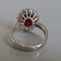 5 Carat Ruby Ring, unheated mozambique ruby ring, african ruby ring, unheated ruby ring, unheated ruby ring, ruby engagement rings singapore, Gem Gardener