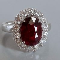 5 Carat Ruby Ring, unheated mozambique ruby ring, african ruby ring, unheated ruby ring, unheated ruby ring, ruby engagement rings singapore, Gem Gardener