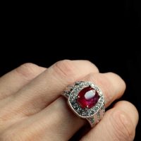 Blood Red Ruby Ring White Gold, unheated ruby ring white gold, natural ruby ring white gold, ruby ring mens for sale, buy online ruby gold ring, mens ruby ring gold, ruby ring singapore