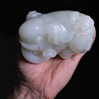 nephrite jade elephant, Jade Elephant Carving, jade elephant figurine, jade elephant feng shui, nephrite jade elephant, nephrite jade carvings, vintage jade carvings, Gem Gardener