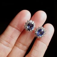blue sapphire necklace and earring set, sapphire lavalier necklace, blue sapphire necklace singapore, buy sapphire necklace earring set, blue sapphire singapore, Gem Gardener