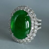 Imperial Green Jadeite Ring, imperial green jade price, imperial green jade ring for sale, jade ring singapore, fine jadeite jewelry, jadeite ring auction, Gem Gardener