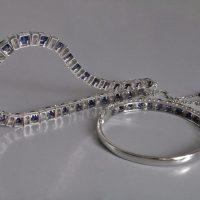 sapphire necklace and bracelet set, Burmese Sapphire Necklace, unheated sapphire necklace, natural blue sapphire necklace set, unheated sapphires singapore, blue sapphire singapore, Gem Gardener