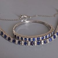sapphire necklace and bracelet set, Burmese Sapphire Necklace, unheated sapphire necklace, natural blue sapphire necklace set, unheated sapphires singapore, blue sapphire singapore, Gem Gardener