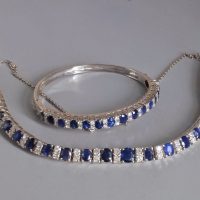sapphire necklace and bracelet set, Burmese Sapphire Necklace, unheated sapphire necklace, natural blue sapphire necklace set, unheated sapphires singapore, blue sapphire singapore, Gem Gardener