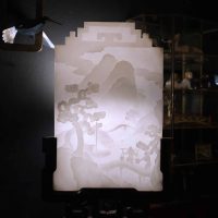 Chinese Jade Table Screen, white jade carvings for sale, nephrite antique jewellery, antique table screen, chinese jade ornaments, jade auction singapore, qing jade carving, Gem Gardener