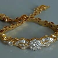 vintage diamond bracelet, straits chinese gold jewellery, peranakan bracelet, vintage peranakan jewellery, antique peranakan jewellery, diamond bracelet singapore, Gem Gardener