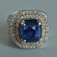 blue sapphire mens ring, mens ring vintage, vintage sapphire rings for sale, men's sapphire rings for sale, blue sapphire ring for men, blue sapphire ring singapore, Gem Gardener