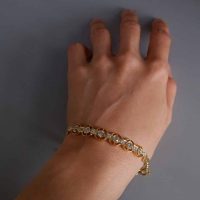 Dainty Diamond Bracelet, delicate diamond bracelet, old european cut diamond bracelet peranakan bracelet, peranakan jewelry singapore, Gem Gardener