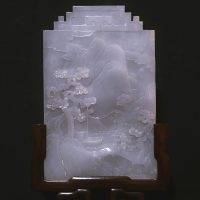 Chinese Jade Table Screen, white jade carvings for sale, nephrite antique jewellery, antique table screen, chinese jade ornaments, jade auction singapore, qing jade carving, Gem Gardener