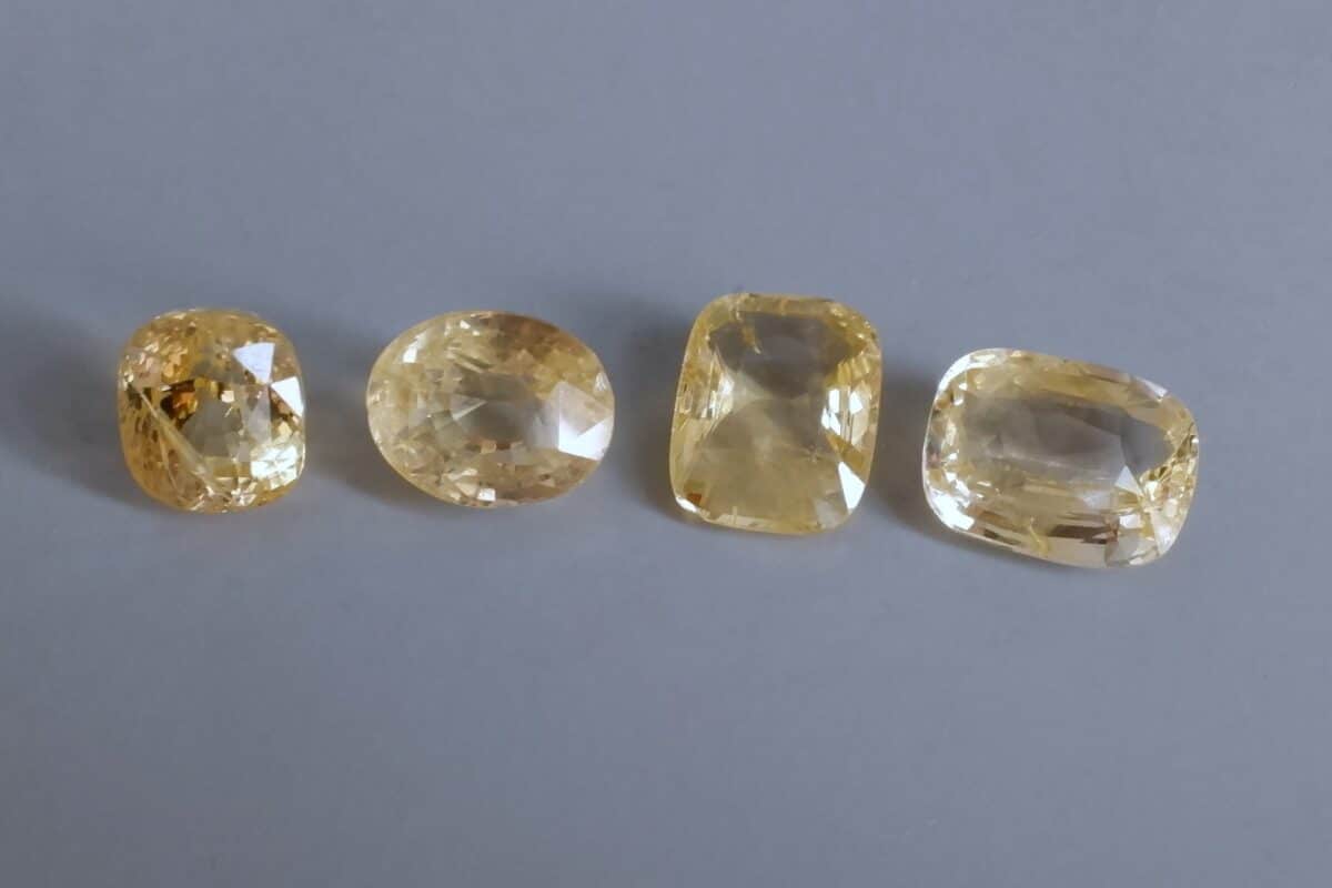 Natural Unheated Yellow Sapphire Gems Gem Gardener
